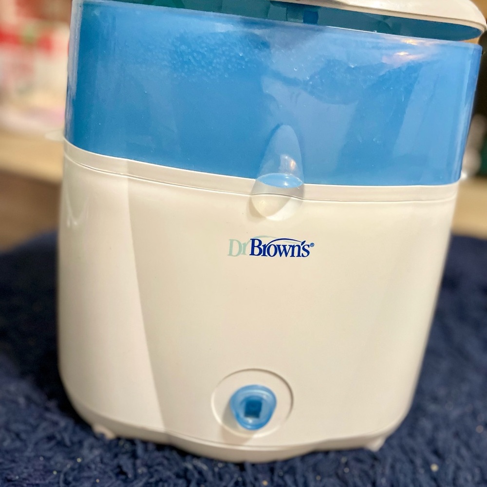 Dr. Brown's Blue and White Baby Bottle Sterilizer